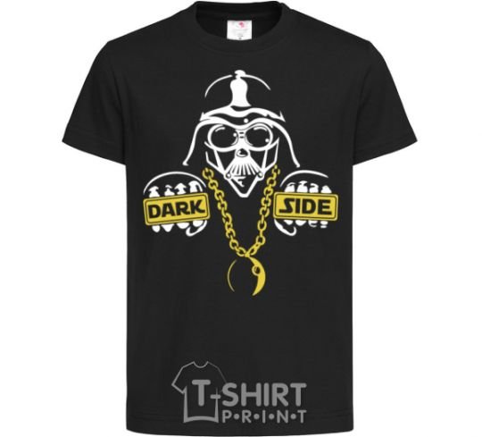 Kids T-shirt THE-DARK-SIDE-OF-SWAG black фото