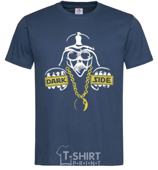 Men's T-Shirt THE-DARK-SIDE-OF-SWAG navy-blue фото