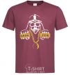 Men's T-Shirt THE-DARK-SIDE-OF-SWAG burgundy фото