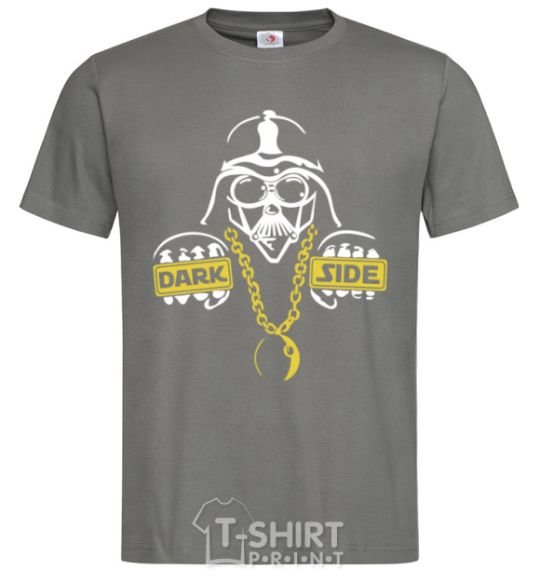 Men's T-Shirt THE-DARK-SIDE-OF-SWAG dark-grey фото