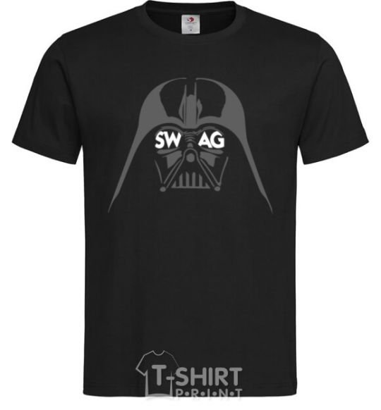 Men's T-Shirt DARK SIDE SWAG black фото