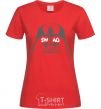 Women's T-shirt DARK SIDE SWAG red фото