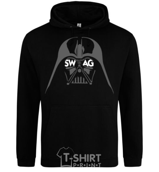 Men`s hoodie DARK SIDE SWAG black фото