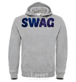 Men`s hoodie Swag galaxy sport-grey фото