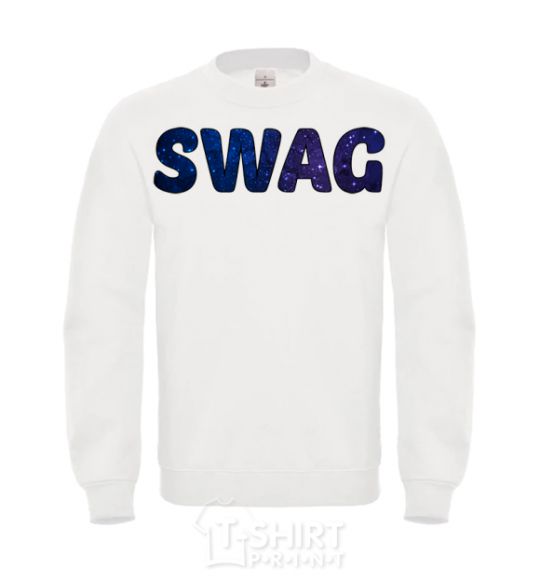 Sweatshirt Swag galaxy White фото