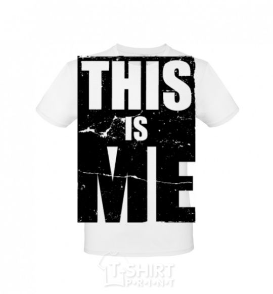 Men's T-Shirt This is me White фото