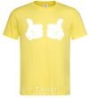 Men's T-Shirt Mickey hands thumbs up cornsilk фото