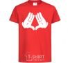 Kids T-shirt Mickey-hands red фото