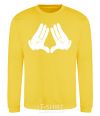 Sweatshirt Mickey-hands yellow фото