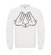 Sweatshirt Mickey-hands White фото