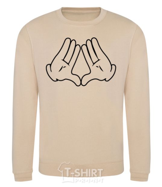 Sweatshirt Mickey-hands sand фото