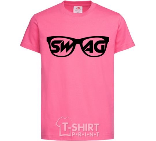 Kids T-shirt Swag glasses heliconia фото