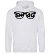 Men`s hoodie Swag glasses sport-grey фото