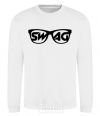 Sweatshirt Swag glasses White фото