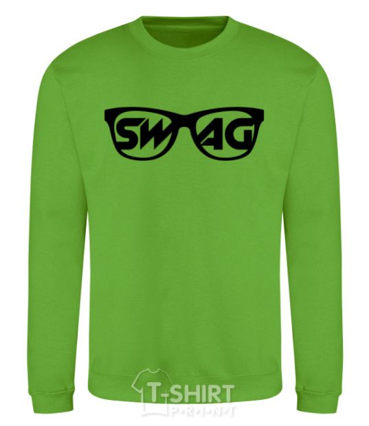 Sweatshirt Swag glasses orchid-green фото