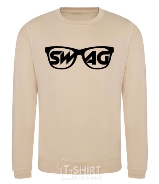 Sweatshirt Swag glasses sand фото