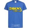 Kids T-shirt Swag music royal-blue фото