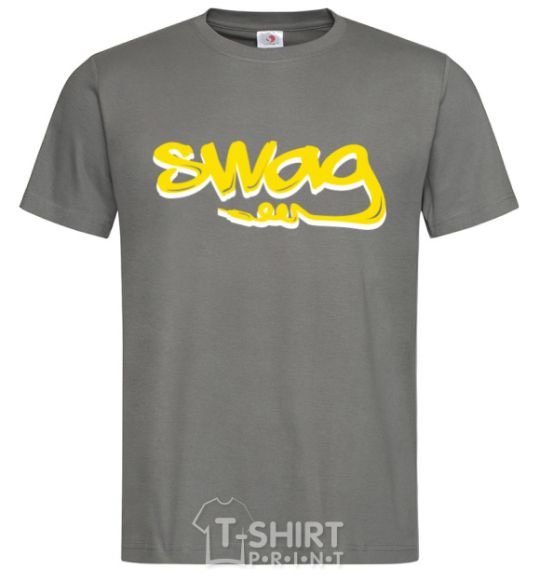 Мужская футболка Swag music Графит фото