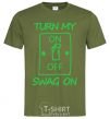 Men's T-Shirt Turn my swag on millennial-khaki фото