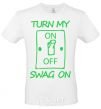 Men's T-Shirt Turn my swag on White фото