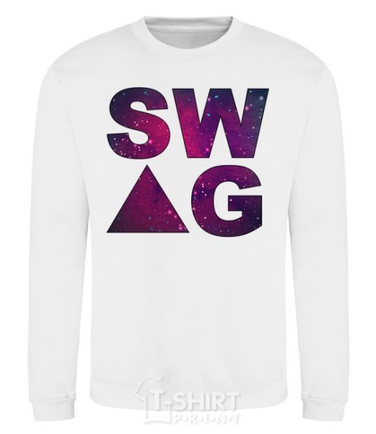 Sweatshirt Galaxy swag site White фото