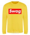 Sweatshirt Box Logo Swag yellow фото