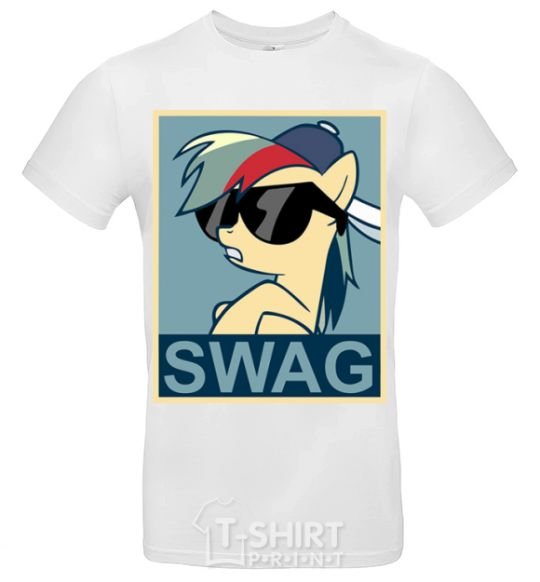 Men's T-Shirt Pony swag White фото