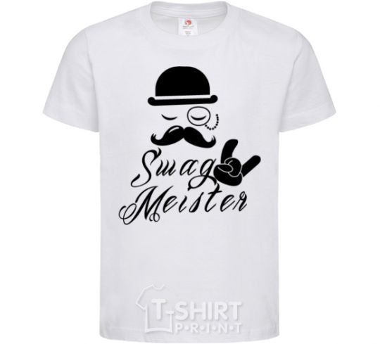 Детская футболка Swag meister Белый фото