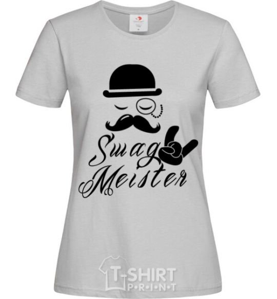 Женская футболка Swag meister Серый фото