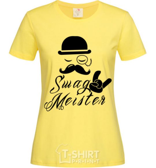 Женская футболка Swag meister Лимонный фото