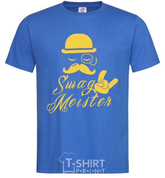 Мужская футболка Swag meister Ярко-синий фото