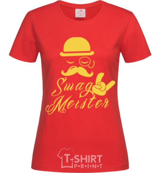 Женская футболка Swag meister Красный фото