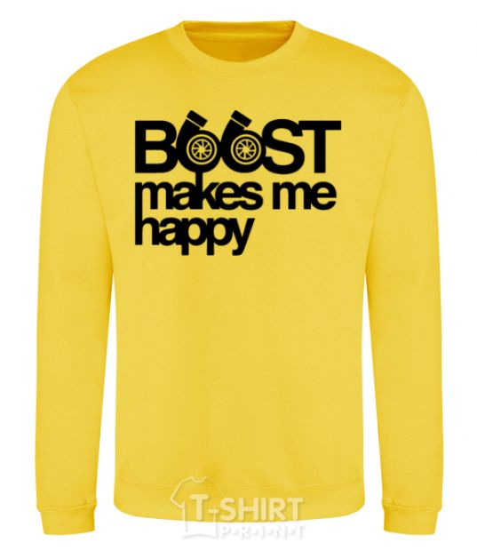 Sweatshirt Boost happy yellow фото