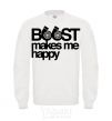 Sweatshirt Boost happy White фото