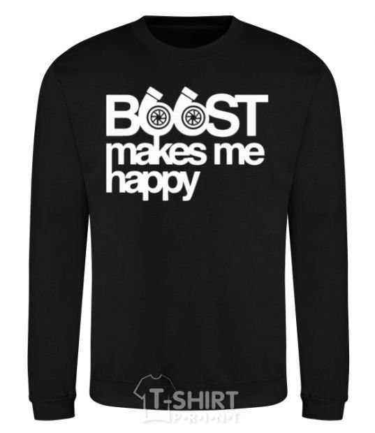 Sweatshirt Boost happy black фото