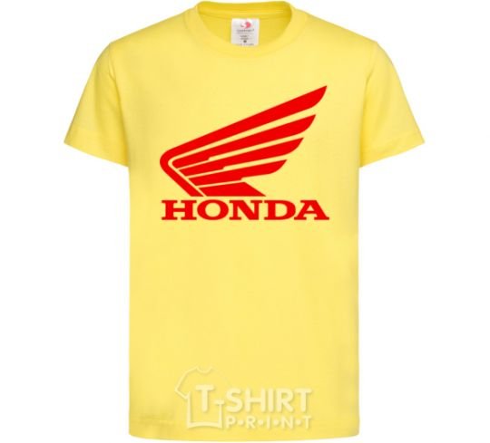 Детская футболка honda_bike Лимонный фото
