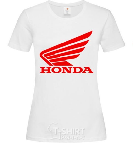 Women's T-shirt honda_bike White фото