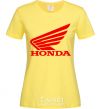 Women's T-shirt honda_bike cornsilk фото