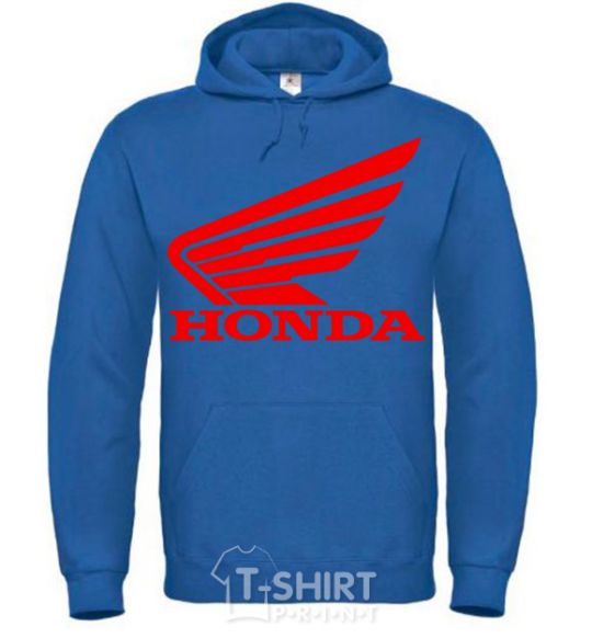 Men`s hoodie honda_bike royal фото