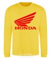 Sweatshirt honda_bike yellow фото