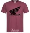 Men's T-Shirt honda_bike burgundy фото