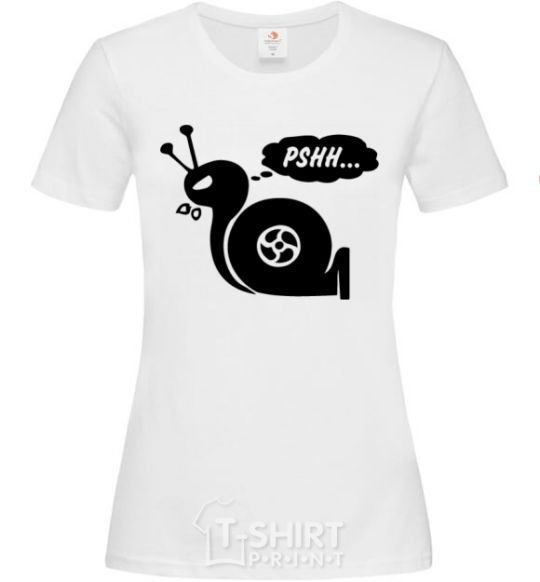 Women's T-shirt Pshh White фото