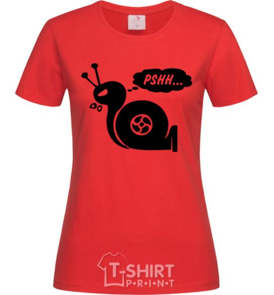 Women's T-shirt Pshh red фото