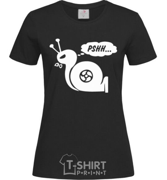 Women's T-shirt Pshh black фото