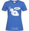 Women's T-shirt Pshh royal-blue фото