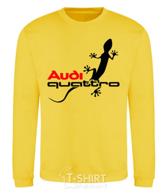 Sweatshirt Quattro yellow фото