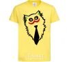 Kids T-shirt Cat Joker cornsilk фото