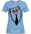 Women's T-shirt Cat Joker sky-blue фото