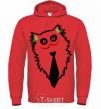 Men`s hoodie Cat Joker bright-red фото