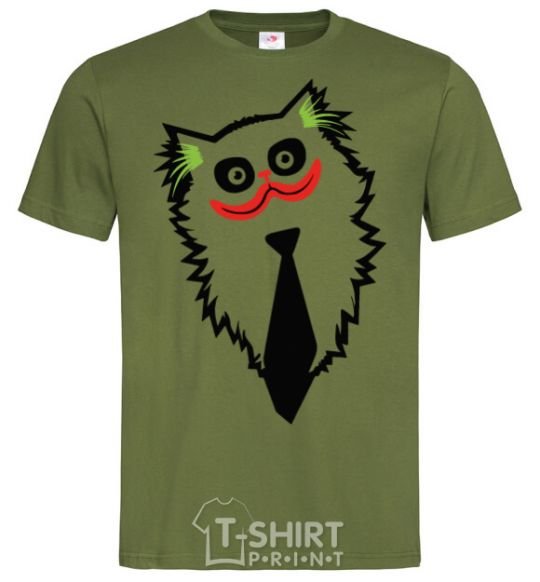 Men's T-Shirt Cat Joker millennial-khaki фото